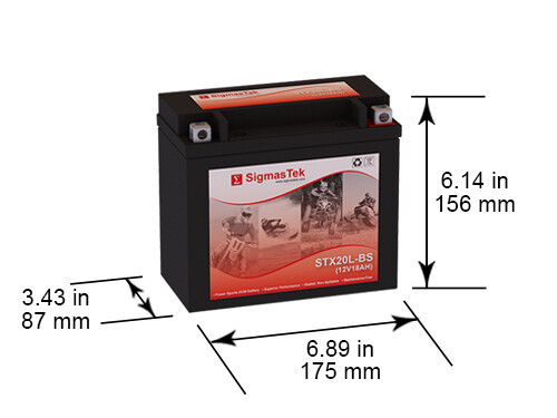 Deka ETX20L Battery (Replacement)