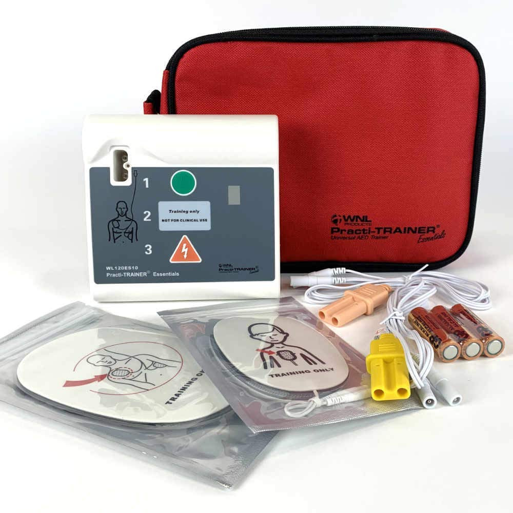 WL120ES10 & WLCRM Bundle: AED Defibrillator Practi-Trainer Essentials Base Model