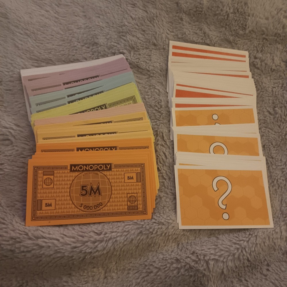 U Build Monopoly Replacement Cash/Cards