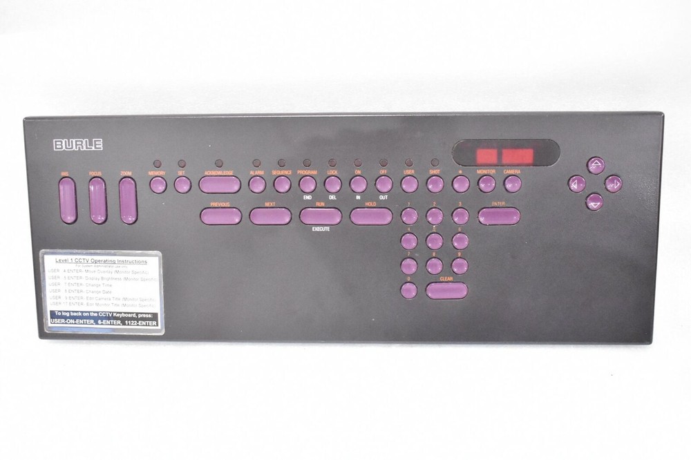 PHILIPS BURLE TC8551KB SECURITY CAMERA CONTROL BOARD MADE IN USA