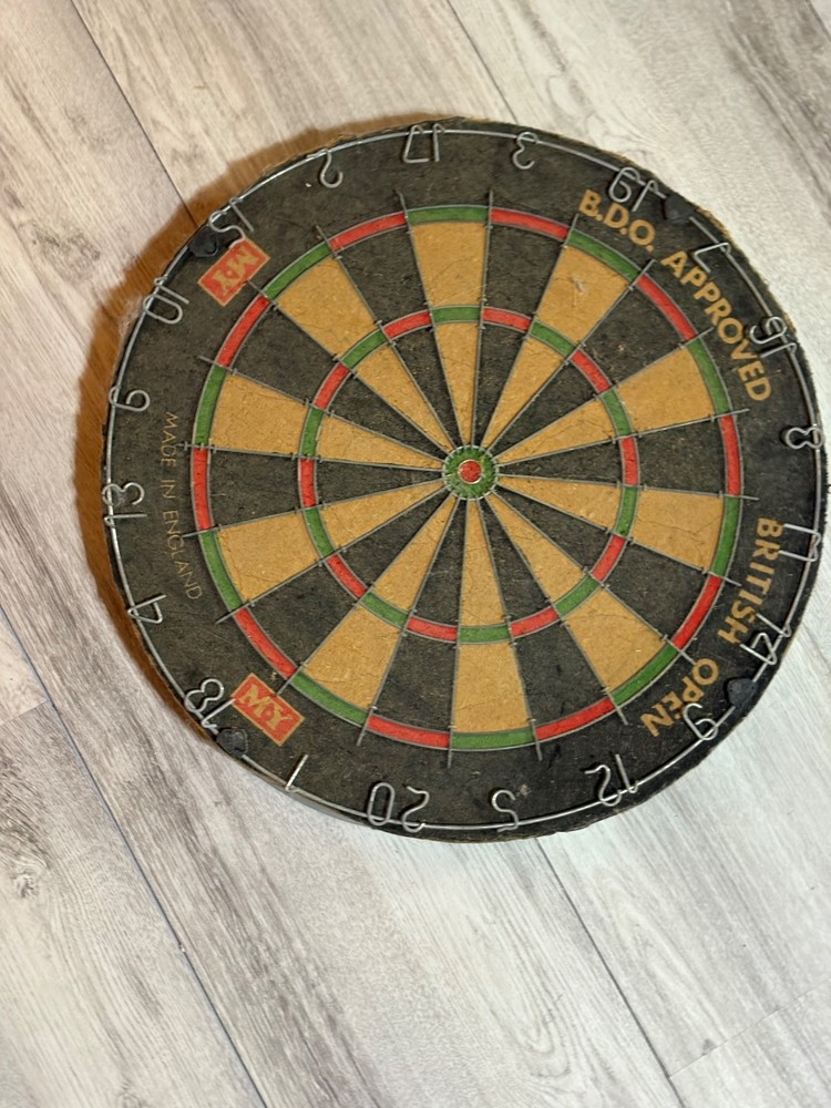 vintage british dart board