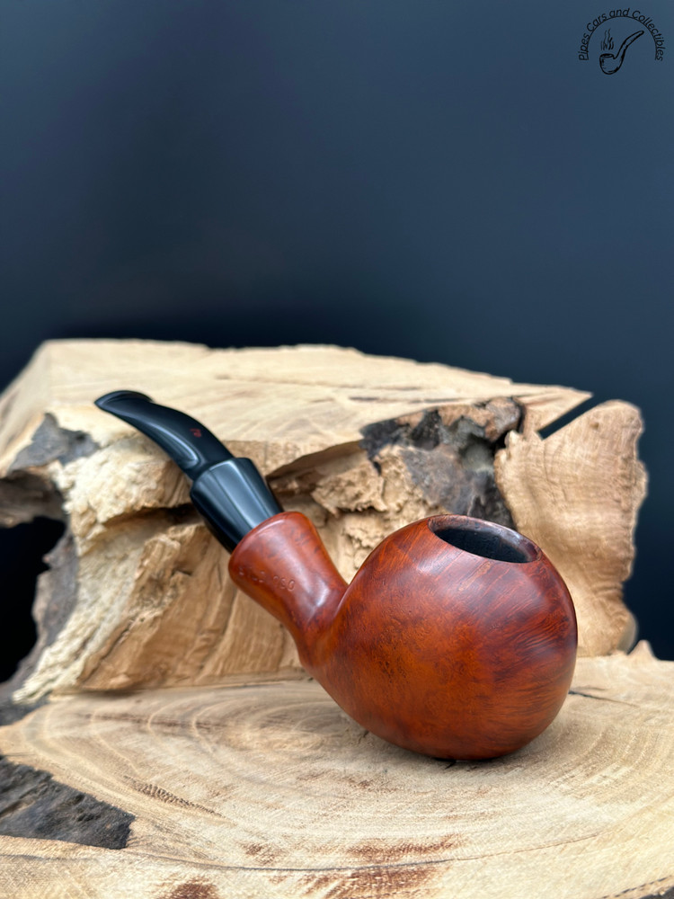 Lorenzo Studioso 7229 Smooth Bent Tomato Smoking Pipe