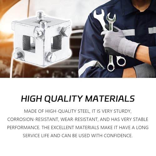 Car Cube Brake Caliper Compression Tool, Steel Brake Caliper Compression Silver