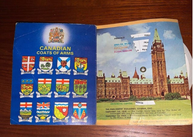 Canada Centennial Maple Leaf Weston Trivia Card 1867-1967