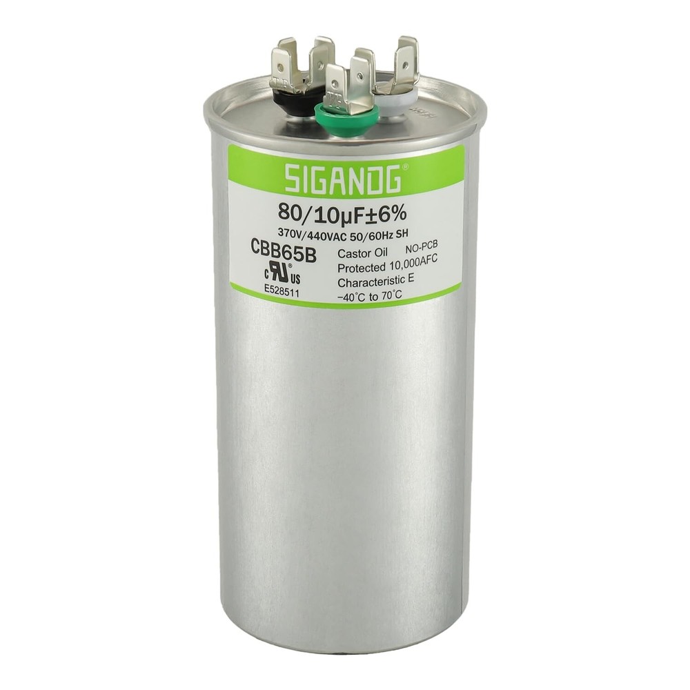 Durable 80+10 MFD 440V AC Capacitor for Effective Air Conditioning Systems