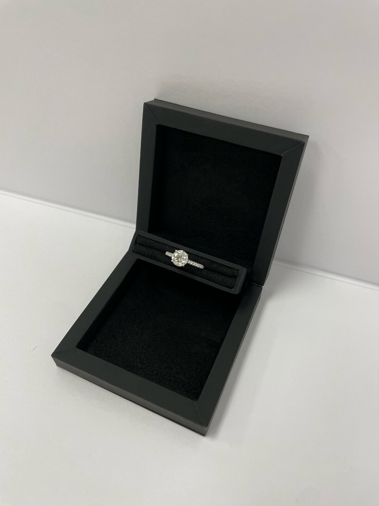 Slim Hidden Proposal Engagement Ring Box - Luxurious