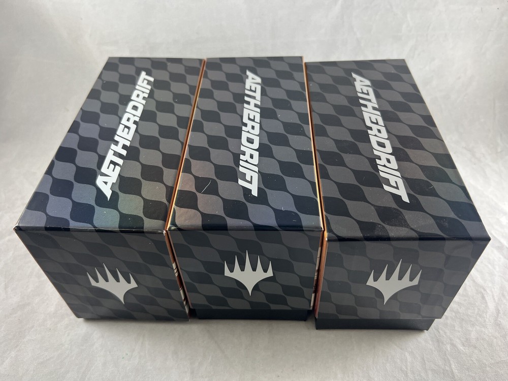 3x MTG Aetherdrift Finish Line Bundle Storage Box (empty)