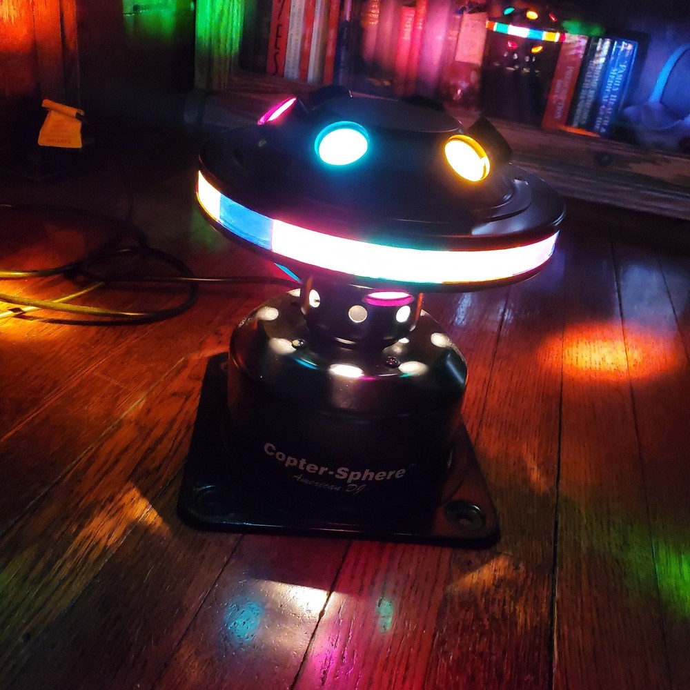 American DJ Copter Sphere Disco Rotating Ceiling Industrial LIGHT!