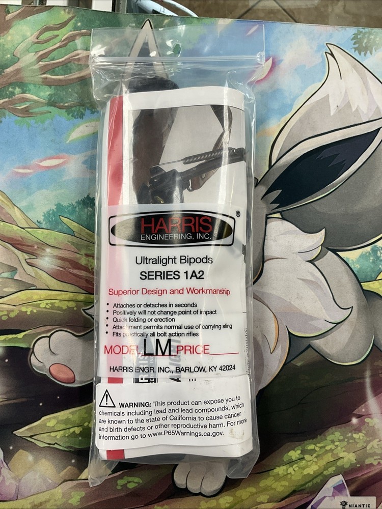 Harris Engineering 1A2-LM Solid Base 9 - 13-Inch BiPod , Black