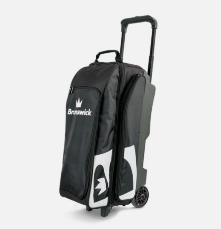 Brunswick Blitz Black 3 Ball Roller Bowling Bag
