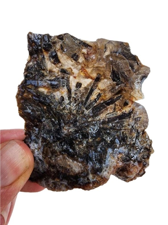 Stick Agate Faced Rough 38.7 grams.