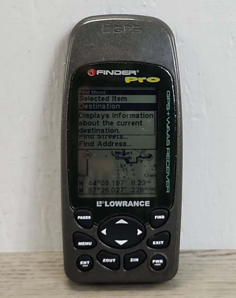 Lowrance iFinder Pro GPS+WAAS Receiver w/Manual - Includes Map Create 6 & Reader