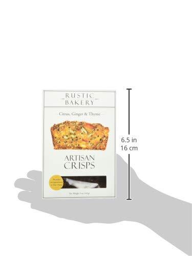 Rustic Bakery Citrus Ginger Thyme Crisps 5 Ounce Artisan Crackers