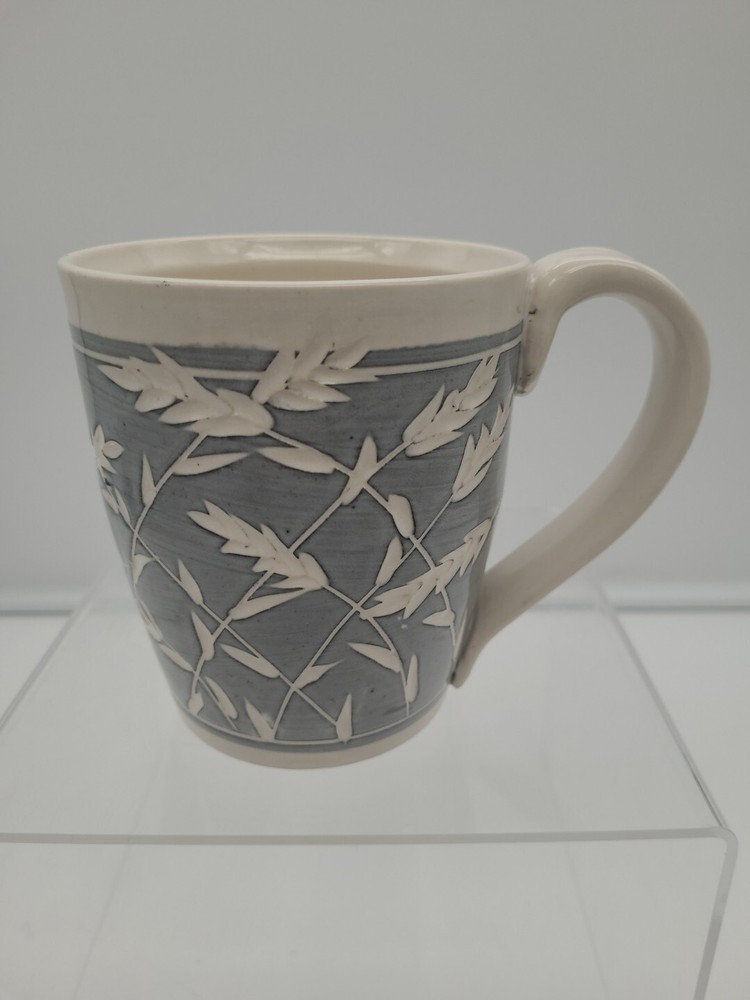 Mandy Henebry Pottery Bowl & Mug Signed Wheaton Grey