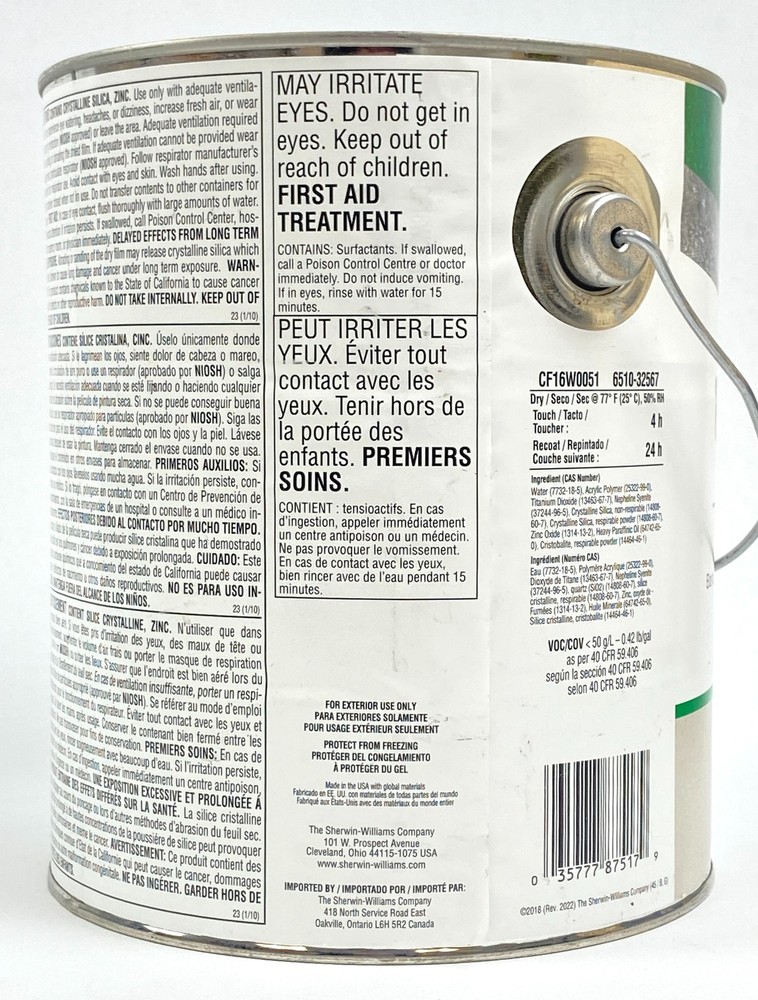 Sherwin Williams Conflex SherLastic Extra White 124 oz