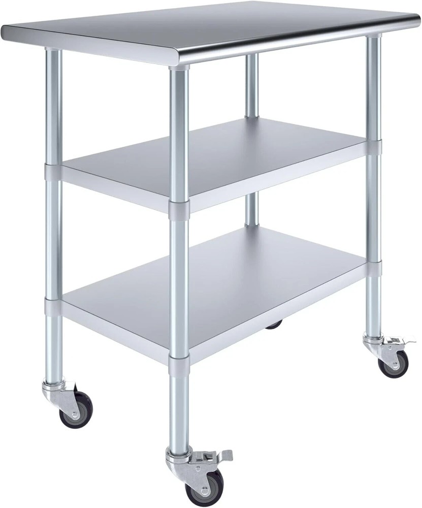 Heavy Duty NSF Certified Stainless Steel Work Table for Kitchen 24"x36"