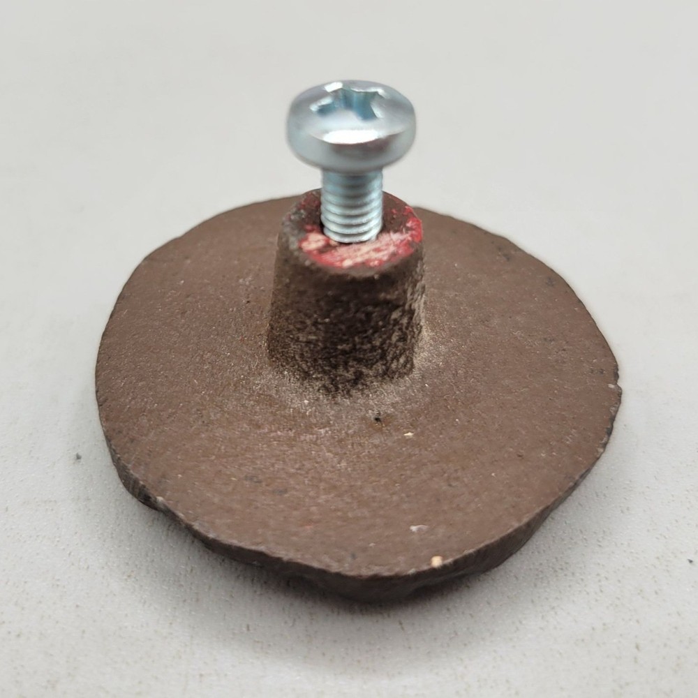 Cast Iron Celtic Knot Pattern Rustic Brown Round Drawer Pulls Woven Design 6