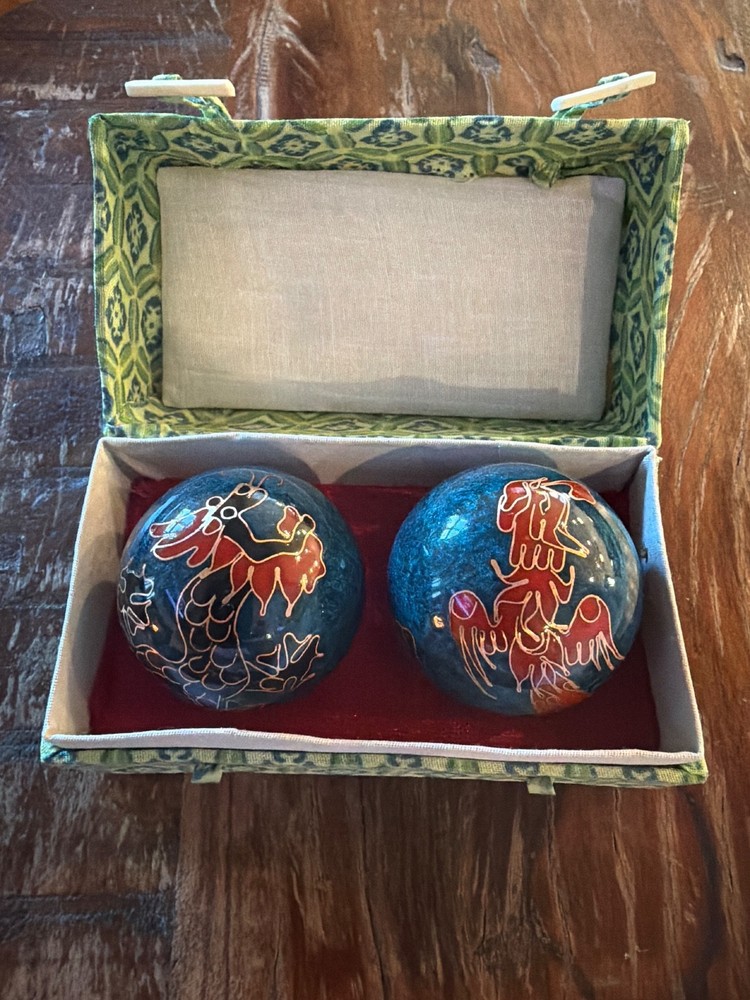 Chinese Baoding Chime Balls with box