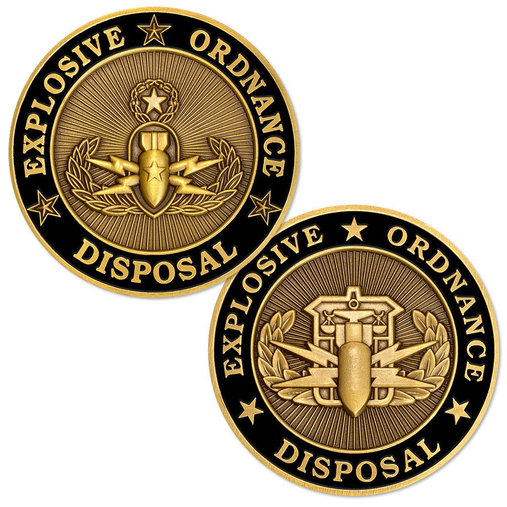 NEW Explosive Ordnance Disposal Challenge Coin.