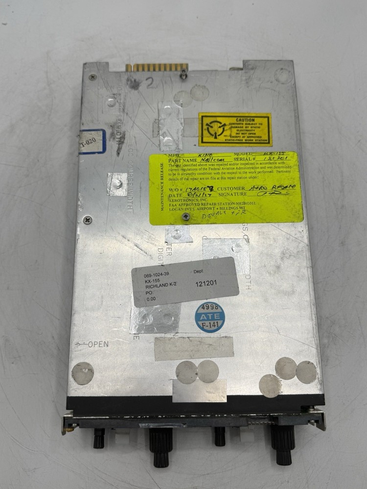 Bendix King VHF KX-155 Nav-comm Receiver P/N 069-1024-39 READ