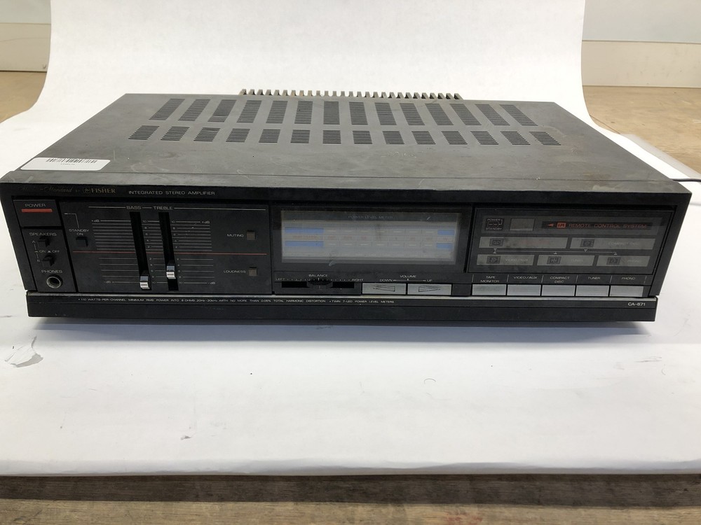 Fisher CA-871 Integrated Studio Amplifier