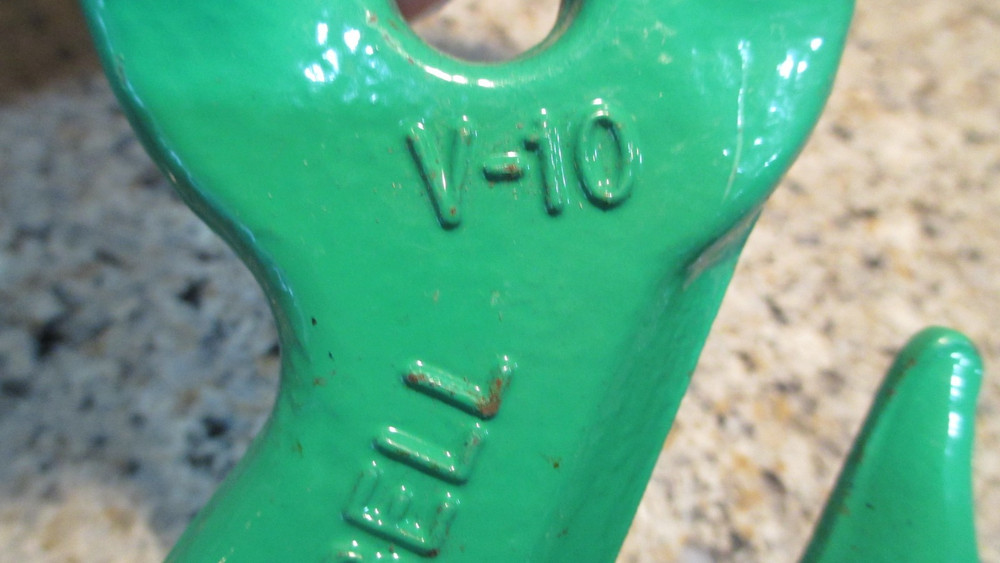 Campbell V-10, "A", 1/2" 13mm, Grab Hook