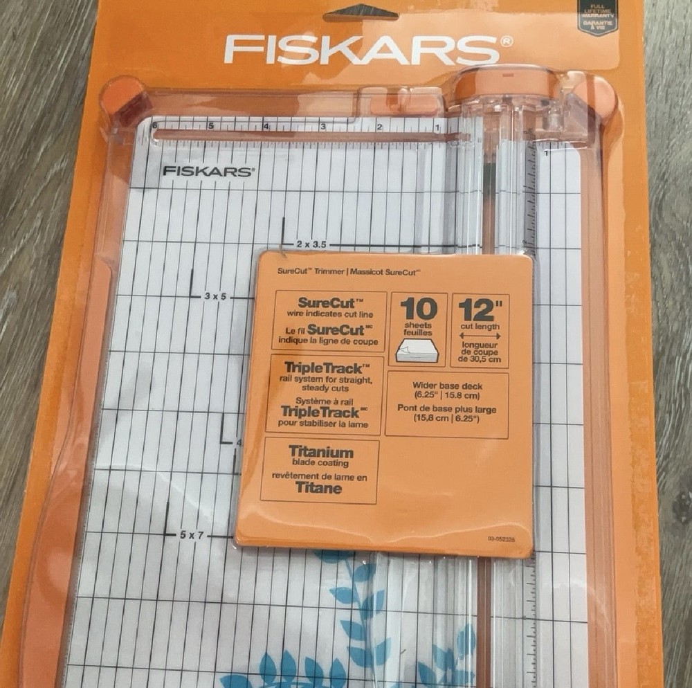Fiskars 12 inch Trimmer with Wider Base Deck Tools
