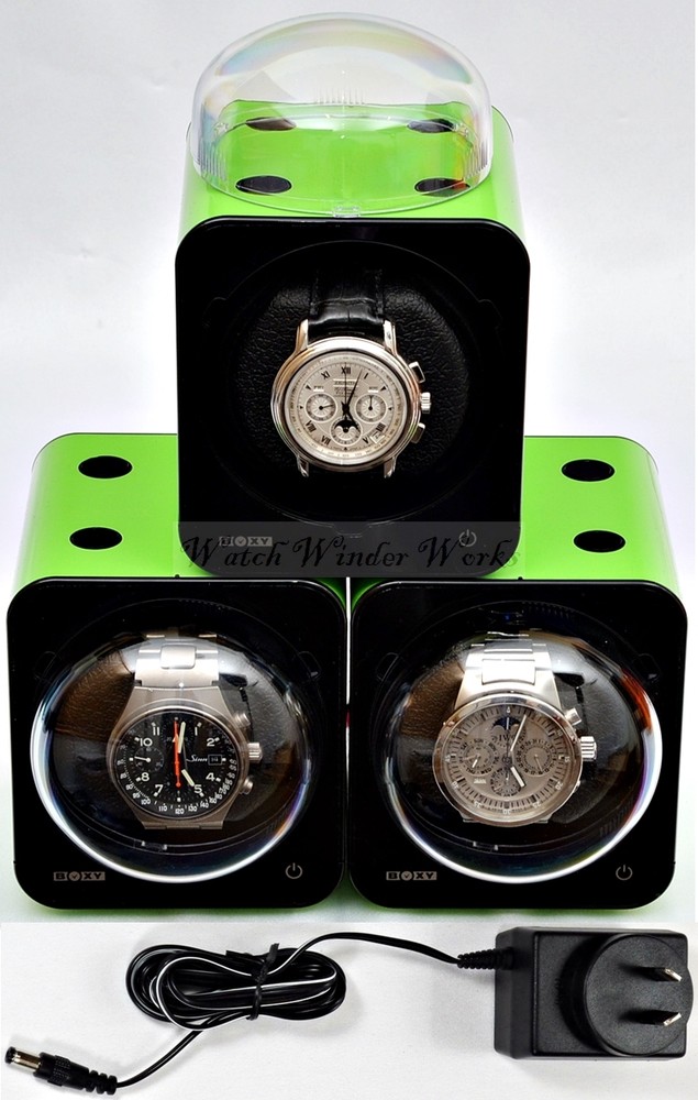 Fancy Brick Triple Automatic Watch Winder system-model: 3FB-F-CLRS -BRILLIANT!