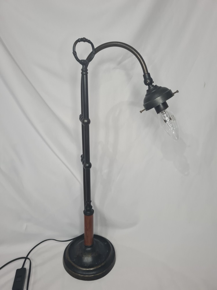 Statement Industrial Campaign Desk Lamp | Solid Heavyweight Task Light | 56cm