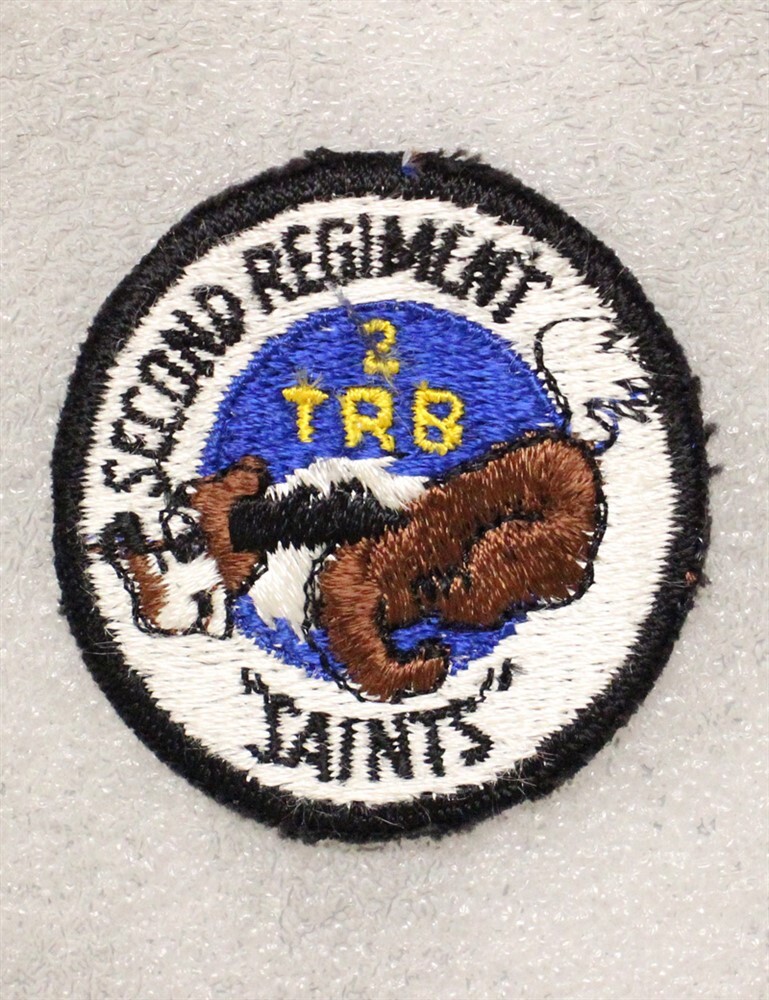 Army Patch:  2nd Training Regiment, Basic "Saints"