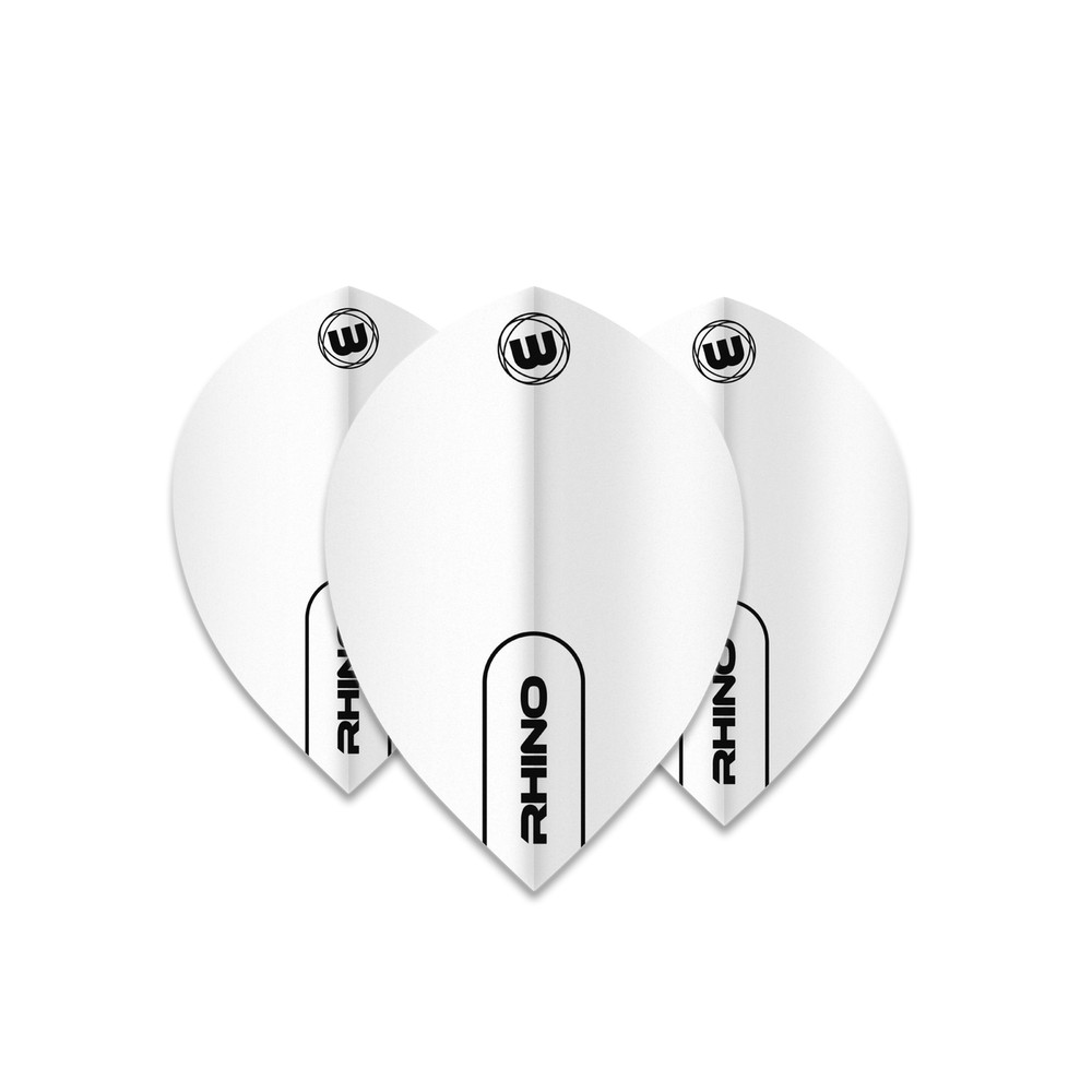 Winmau Rhino Pear Flight - White