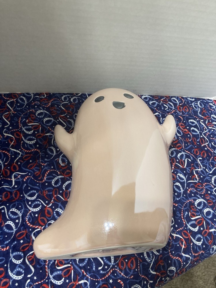 Pink Shiny Ghost Table Decor