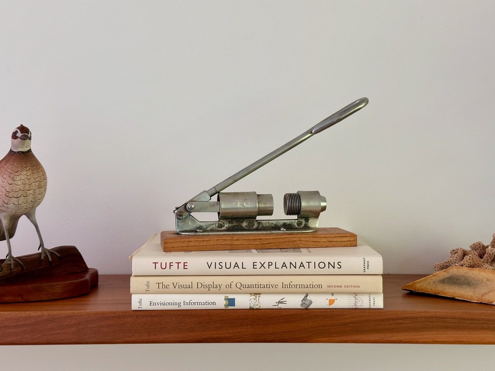 Reed's Rocket Nut Cracker With Original Box 1960, Functioning, MCM Kitchen Tool