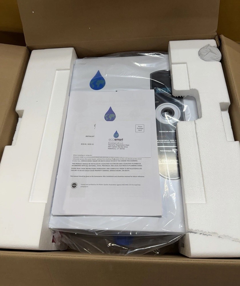 ECOSMART ECO 27 Electric Tankless Water Heater 27-kW (White) | Free Fast Shipp