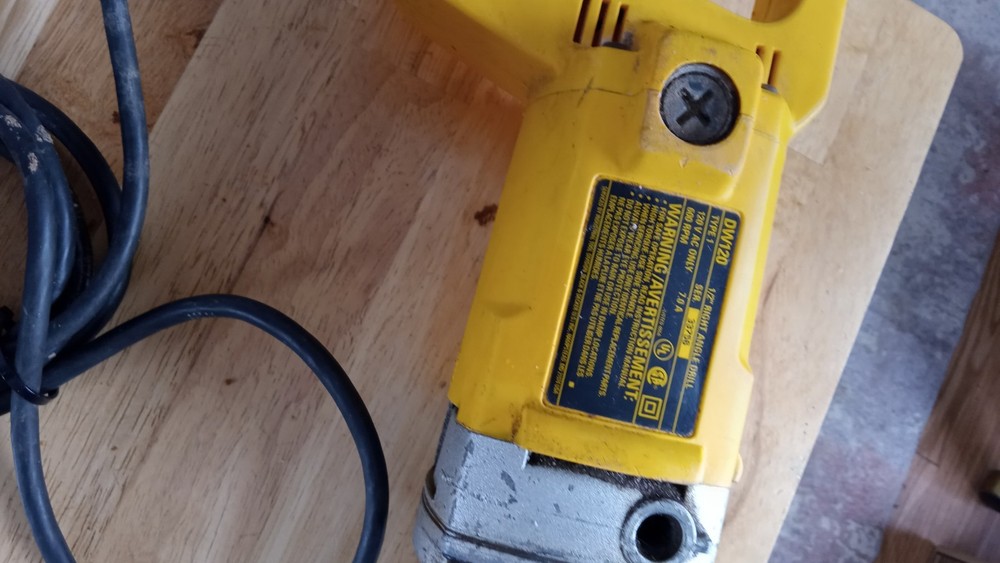 used dewalt dw 120 right angle drill