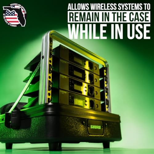 Gator Shure Cases System Solution Series Wireless System Solution Case 4