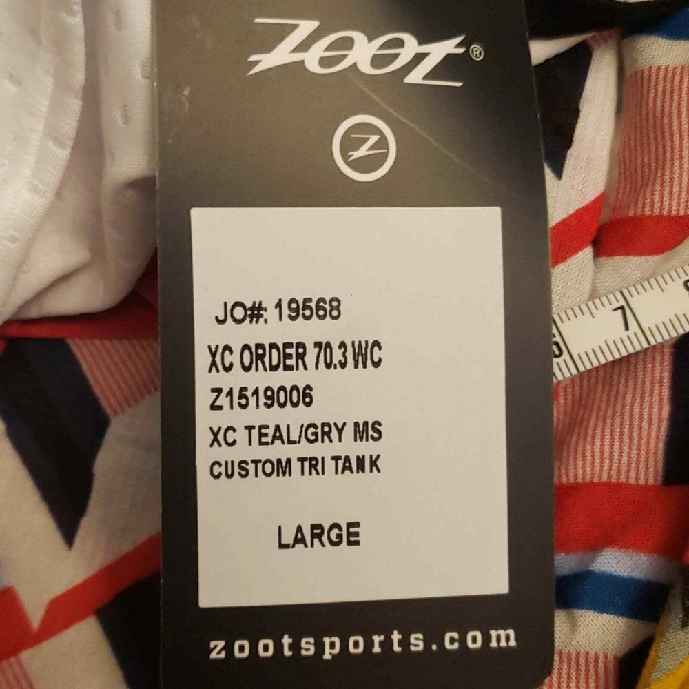 Zoot Ironman XC Custom Tri Tank Sz L