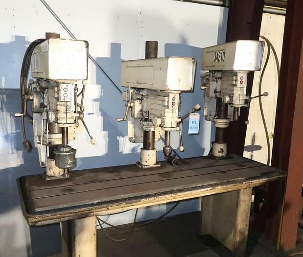 20" POWERMATIC "1200" THREE-SPINDLE MULTIPLE SPINDLE DRILL  PRESS - #29552