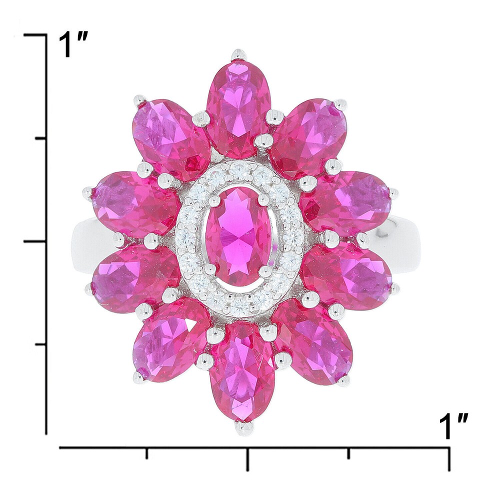 Sterling Silver Semi Mount Ring Setting Oval OV 6X4mm Topaz