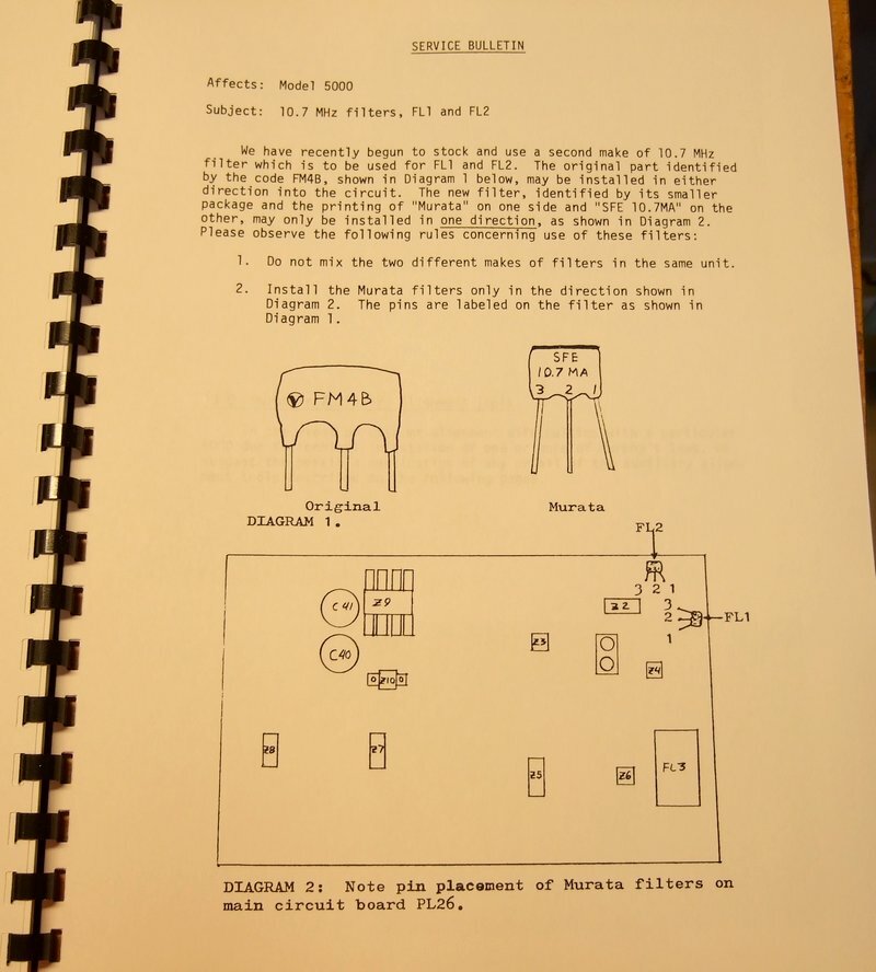 Phase Linear 5000 Stereo FM Tuner PL service manual has Service Center tech data