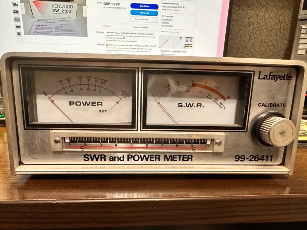 Lafayette Swr / Watt meter 99-26411.