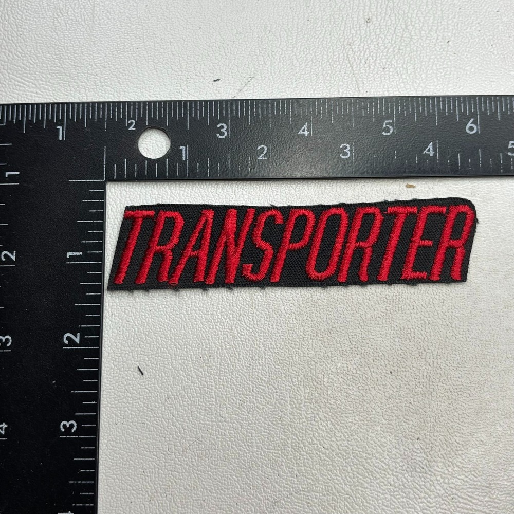 Red On Black TRANSPORTER Patch 59J8