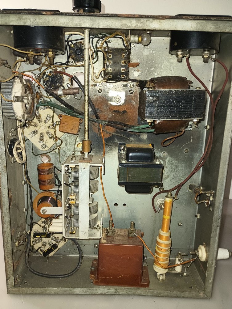 Vintage 813 Tube RF Transmitter Amplifier 80M Rack Mount Powers On