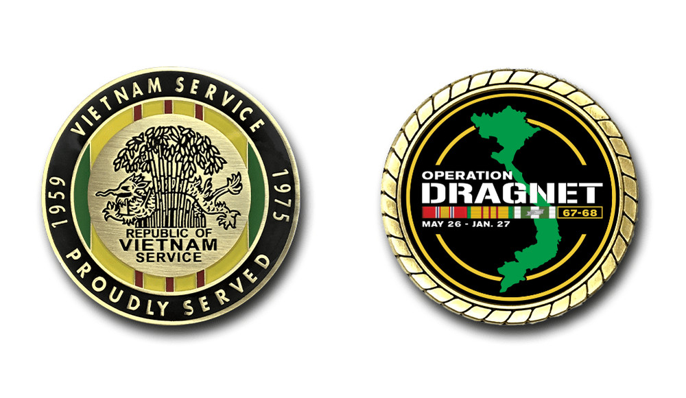 Operation Dragnet Vietnam Challenge Coin