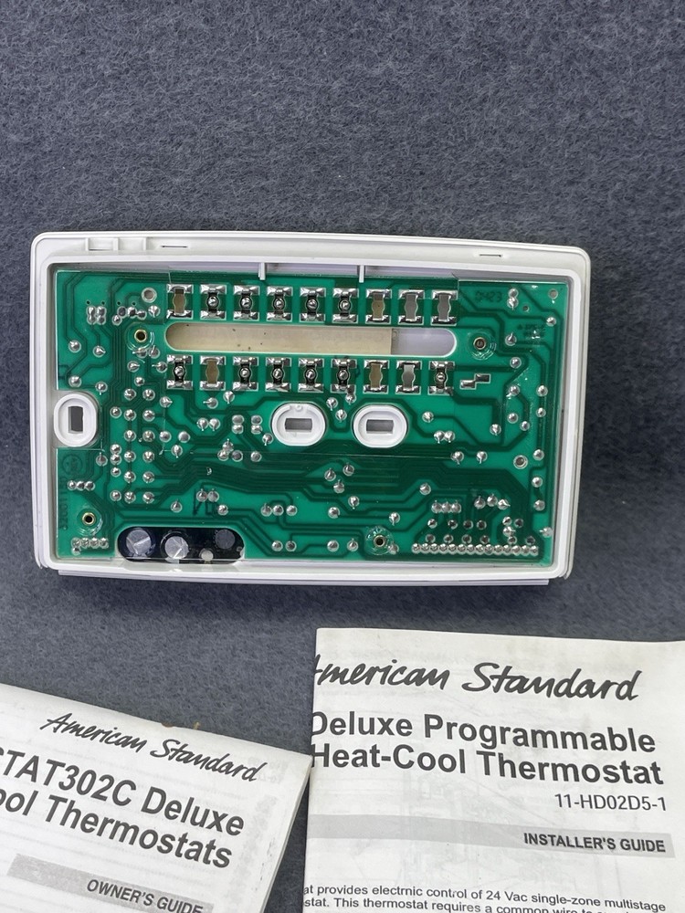 American Standard ASYSTAT302C Deluxe Programmable Heat-Cool Thermostat