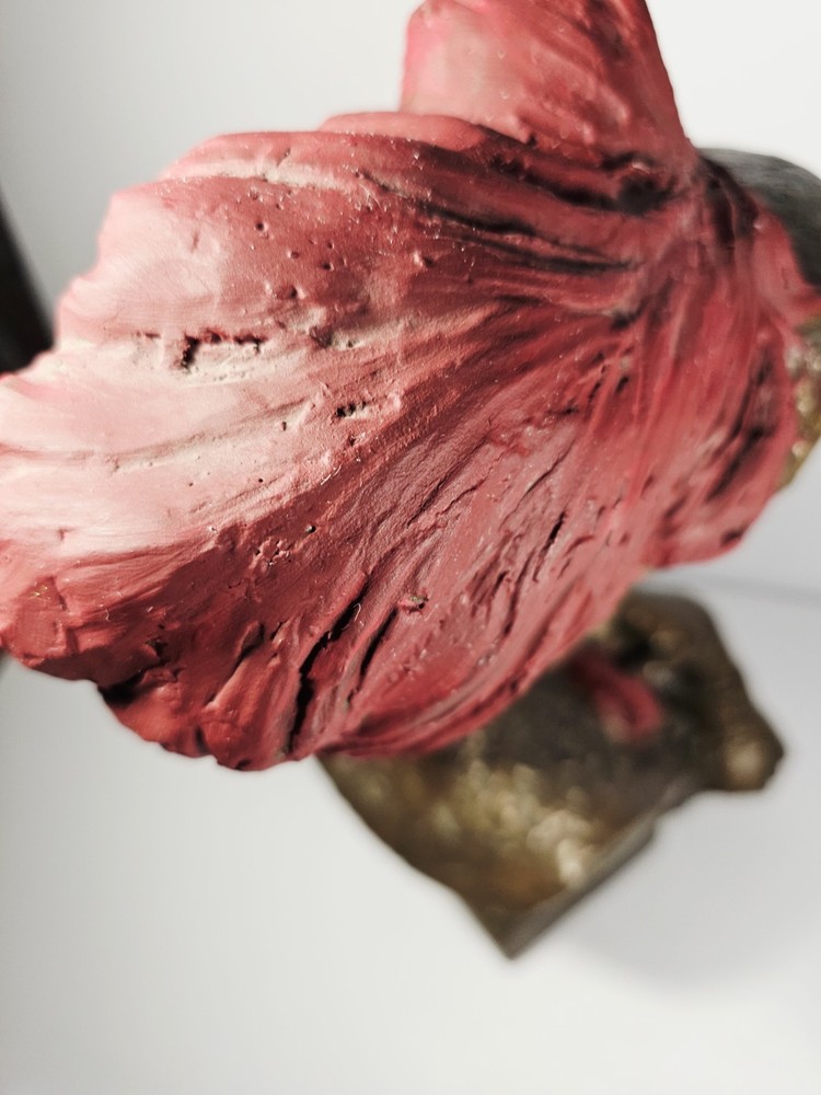 Trace Guthrie 1996 Victorian Woman Bust, Fired Clay, 19", Signed