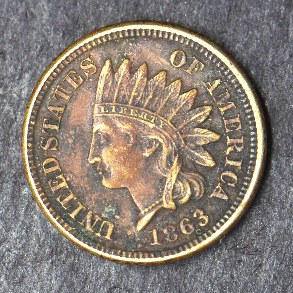 1863 "HIGH GRADE" Indian Head Cent - COINGIANTS -