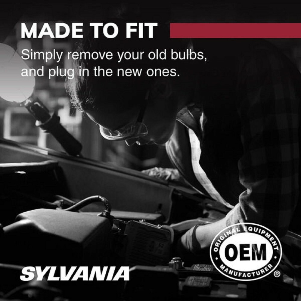 Sylvania Basic 3457 29/8.3W Ten Bulbs Brake Stop Tail Upgrade Replace OE Made US