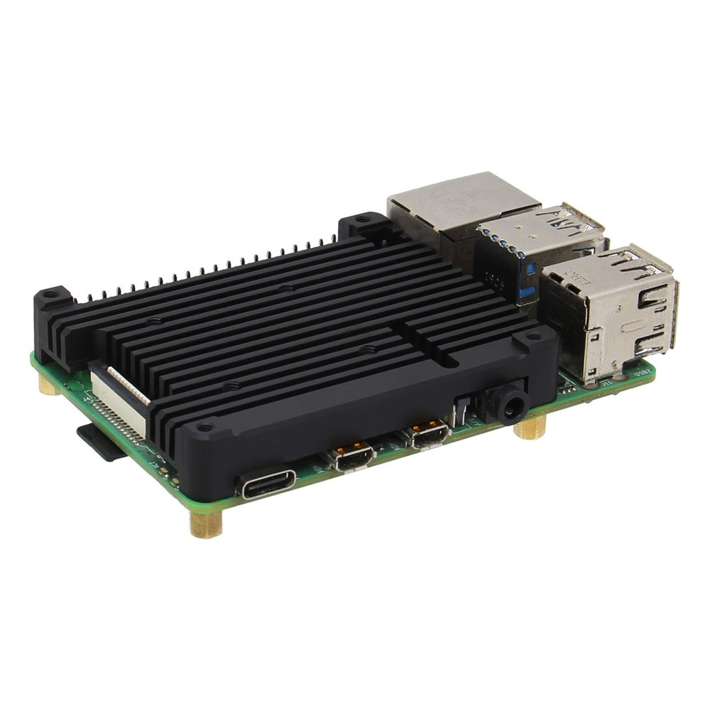 11mm Thickness Embedded Heatsink P165-B for Raspberry Pi 4, Armor Aluminum Ra...