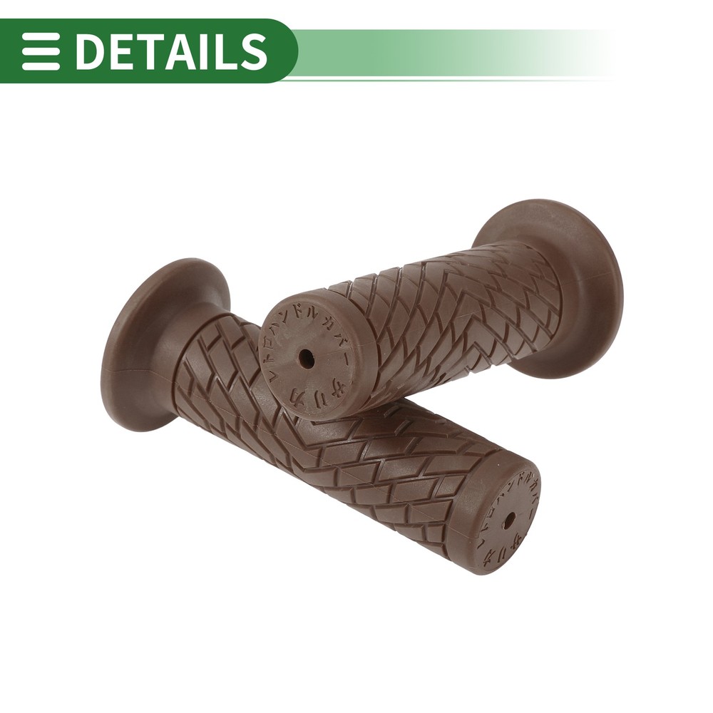 Motorcycle Knobs 7/8" 22mm Handlebar Cover TPU Dark Brown